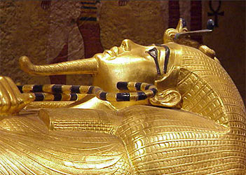 King Tut's sarcophagus