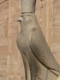 Statue of Horus at Edfu