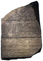 Picture of the Rosetta Stone