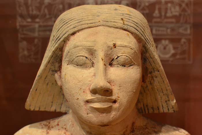 What is a major characteristic of ancient Egyptian art?