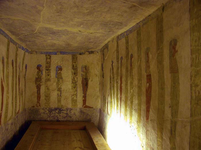 Tomb wall drawings