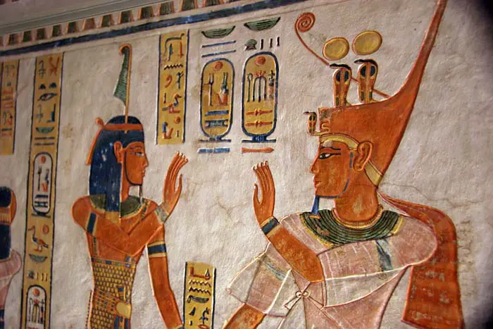 Tomb wall painting