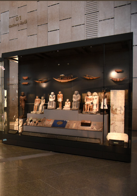 A display inside the Grand Egyptian Museum