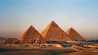 © Bruno Girin - The pyramids of Khufu, Khafre and Menkaure