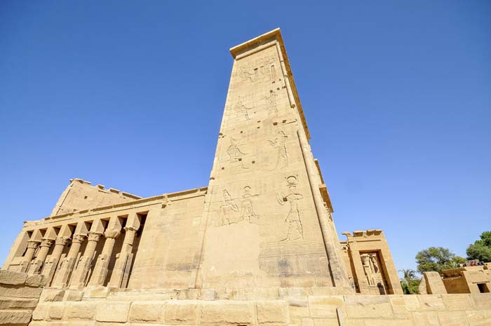 The Outer Courtyard, the First Pylon, the Temple of Isis, …