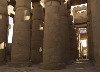 Den Store Hypostyle Hall På Karnak