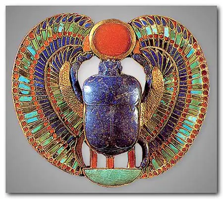 Pectoral scarab of King Tut