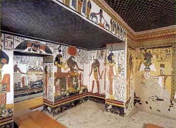 O túmulo da Rainha Nefertari