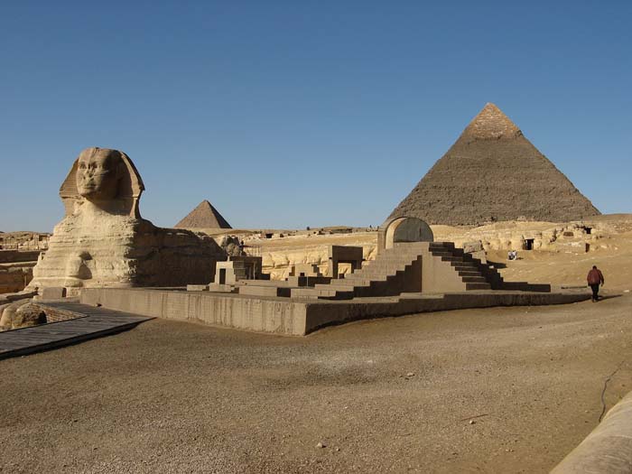 The Great Sphinx on the Giza Plateau