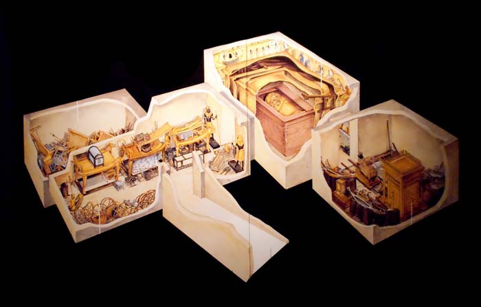 Rooms within Tutankhamun's Tomb